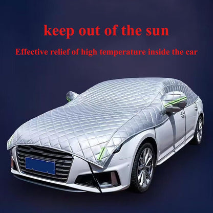 Car Cover Against Hail, Windshield Hail Protector Car Cover, Thicken Hail Cover for SUV, Hail Blanket,Dustproof Snowproof for Sedan and Hatchback (Silver,SUV)