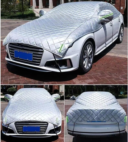 Car Cover Against Hail, Windshield Hail Protector Car Cover, Thicken Hail Cover for SUV, Hail Blanket,Dustproof Snowproof for Sedan and Hatchback (Silver,SUV)